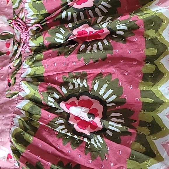 FARM RIO Aura Floral Cotton Skater Mini Dress - Picture 7 of 13